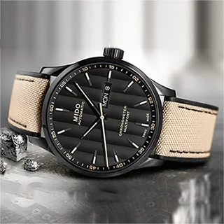 MIDO 美度 Multifort 先鋒系列80小時動力機械錶-銀/40mm M0404071103100 歷史價格詳細信息