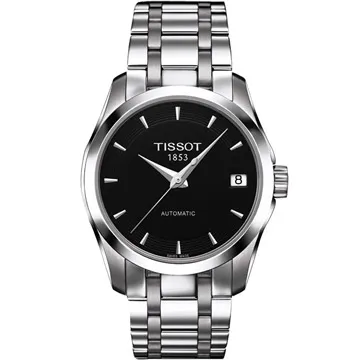 TISSOT Couturier 建構師系列計時錶(T0356171105100)黑 歷史價格詳細信息