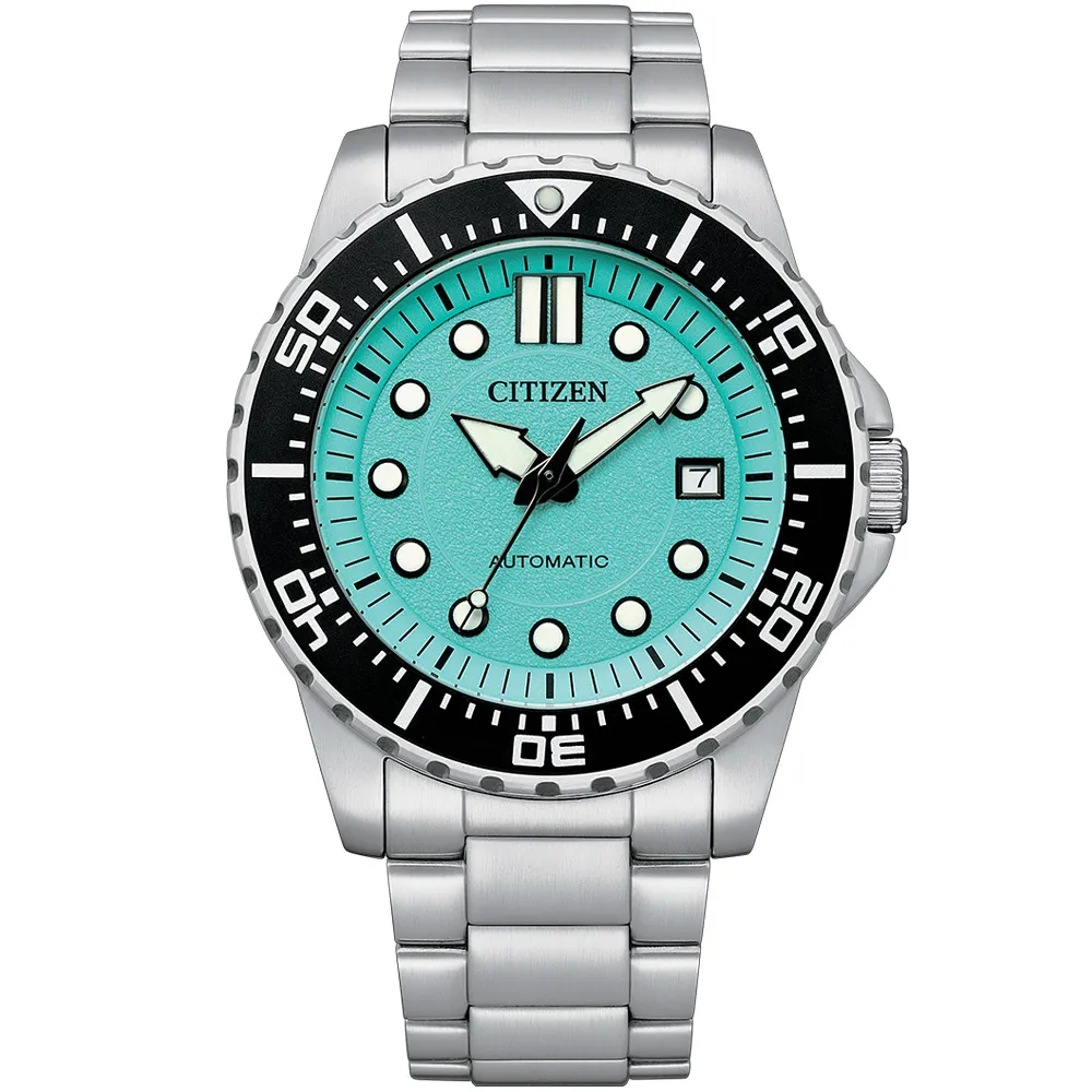 CITIZEN / NJ0130-88A / 簡約時尚 機械錶 自動上鍊 日期 不鏽鋼手錶 米白色 42mm 歷史價格詳細信息