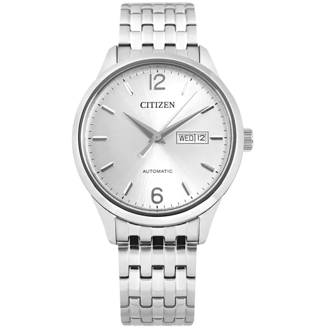 CITIZEN / NH7500-53A / 機械錶 數字刻度 藍寶石水晶玻璃 日期星期 不鏽鋼手錶 銀白色 40mm 歷史價格詳細信息