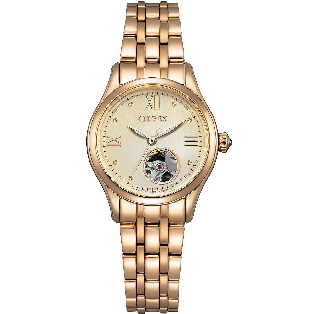 CITIZEN 星辰 星形鏤空機械女錶-34mm PC1009-27M 歷史價格詳細信息