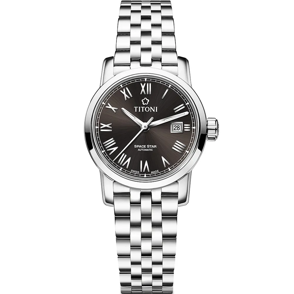 TITONI 梅花錶 天星系列機械錶(83638 S-608)-銀/40mm 歷史價格詳細信息