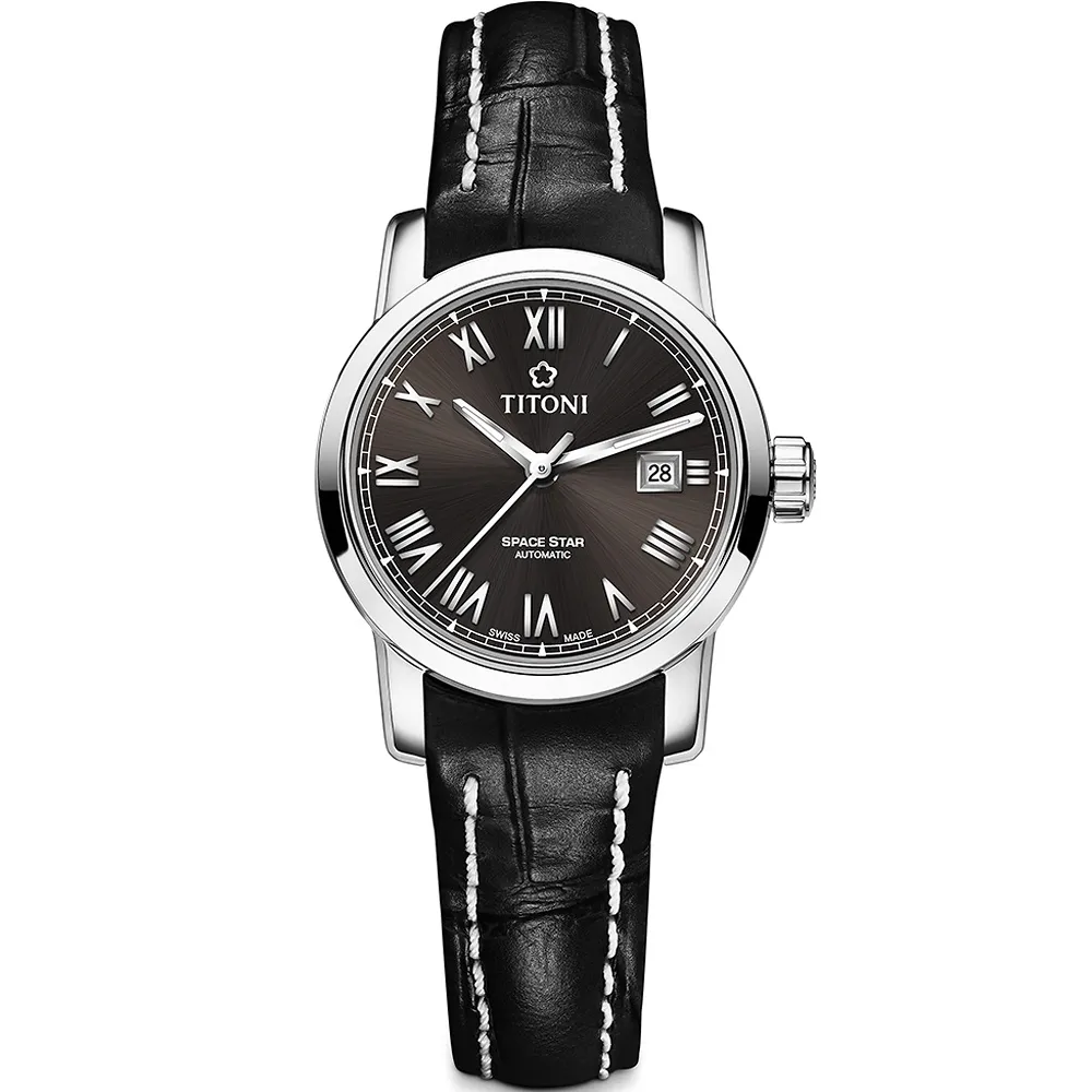 TITONI 梅花錶 天星系列機械錶(83638 S-608)-銀/40mm 歷史價格詳細信息