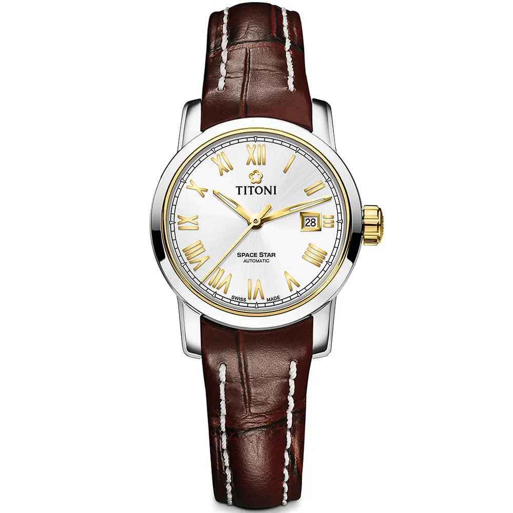 TITONI 梅花錶 天星系列機械錶(83638 S-608)-銀/40mm 歷史價格詳細信息