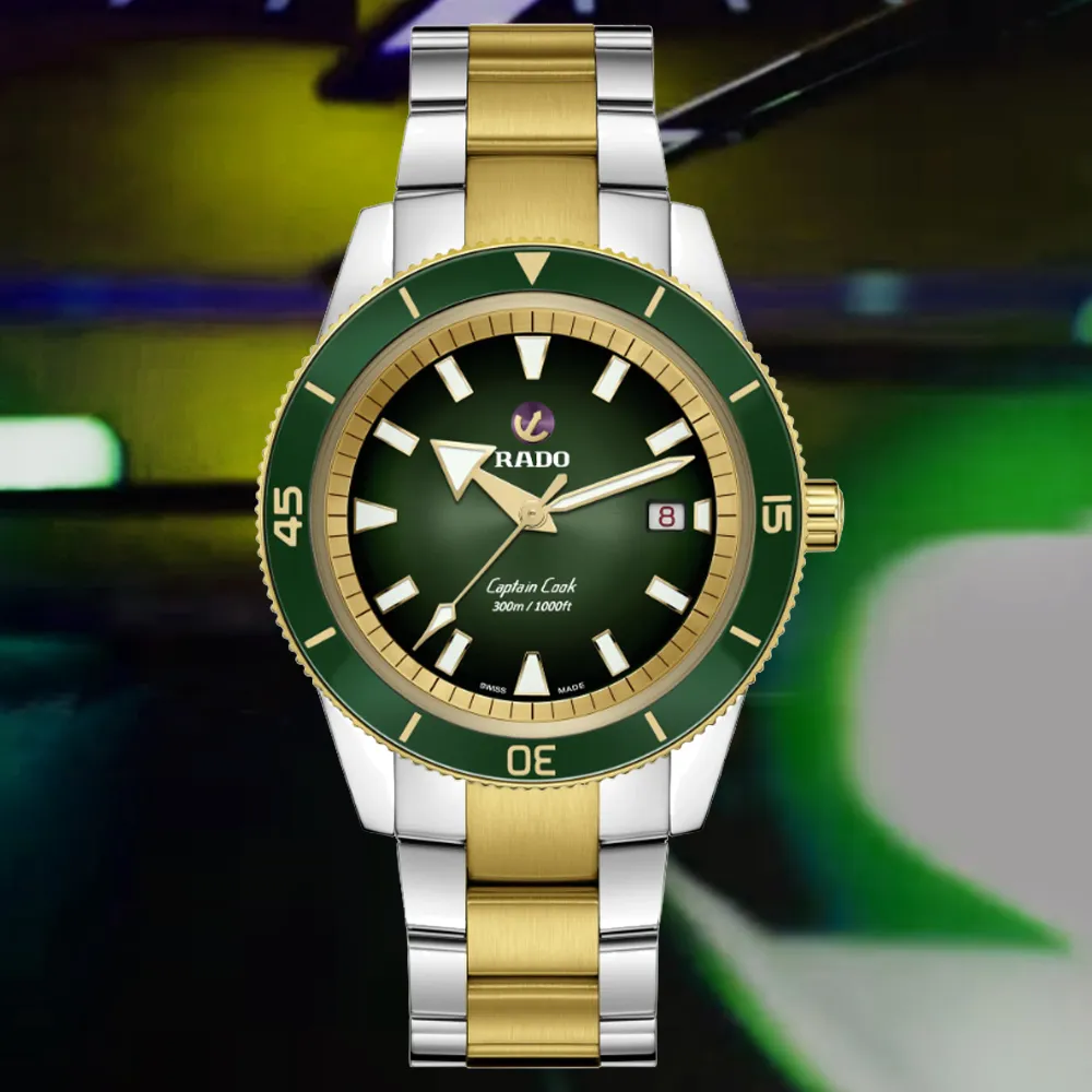 Rado 雷達表 Captain Cook 庫克船長 防磁 計時機械錶 43mm 漸層藍 R05 R32145208 歷史價格詳細信息