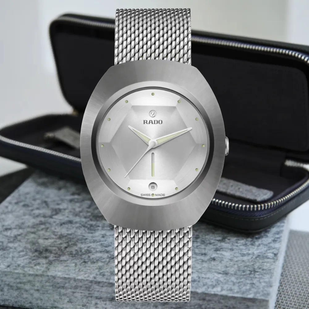 Rado 雷達表 DiaStar鑽星系列 創始型 拋光煙灰色鏤空機械錶-38mm R05 R12162153 歷史價格詳細信息