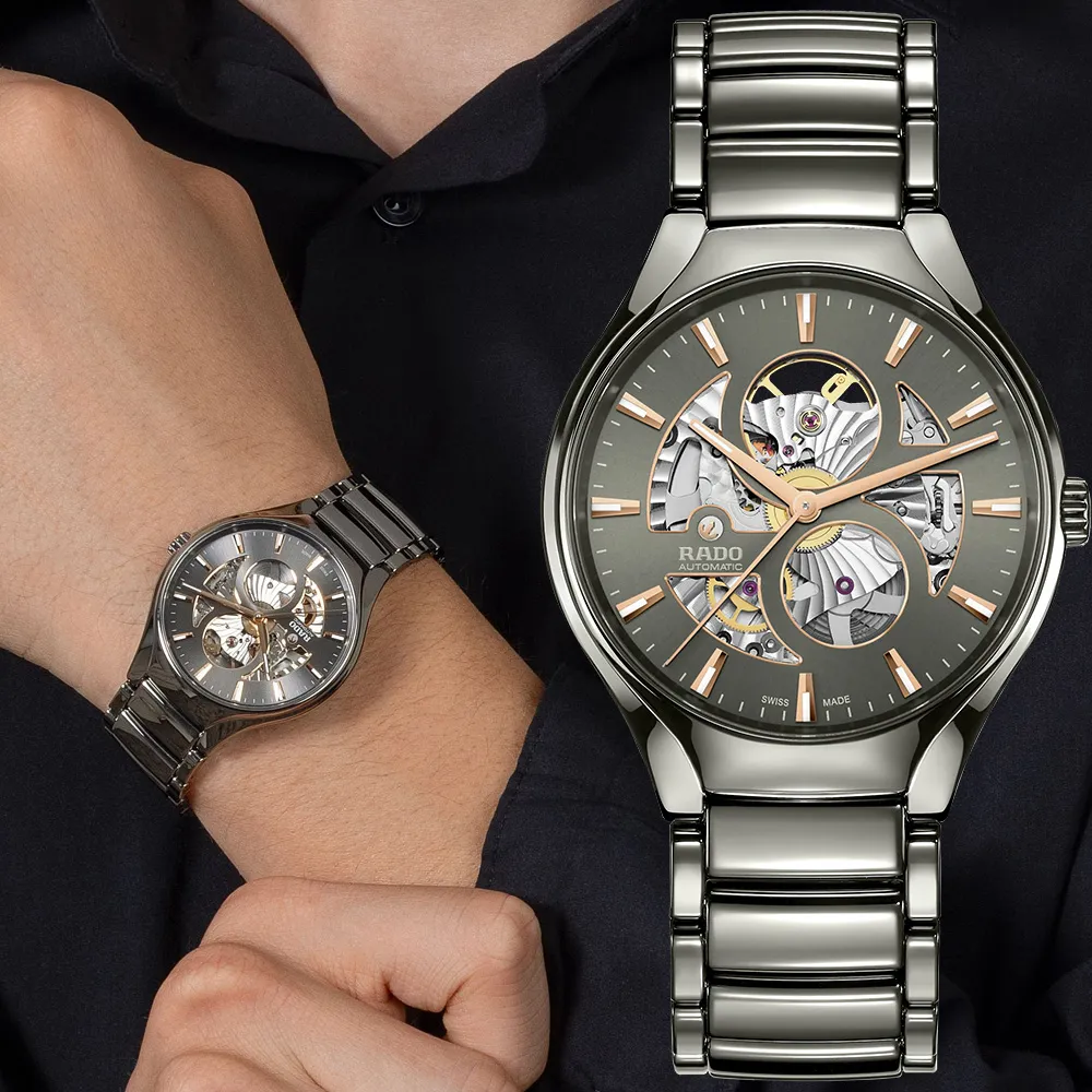 Rado 雷達表 True 真我系列開芯機械錶-40mm(R27108112) 歷史價格詳細信息