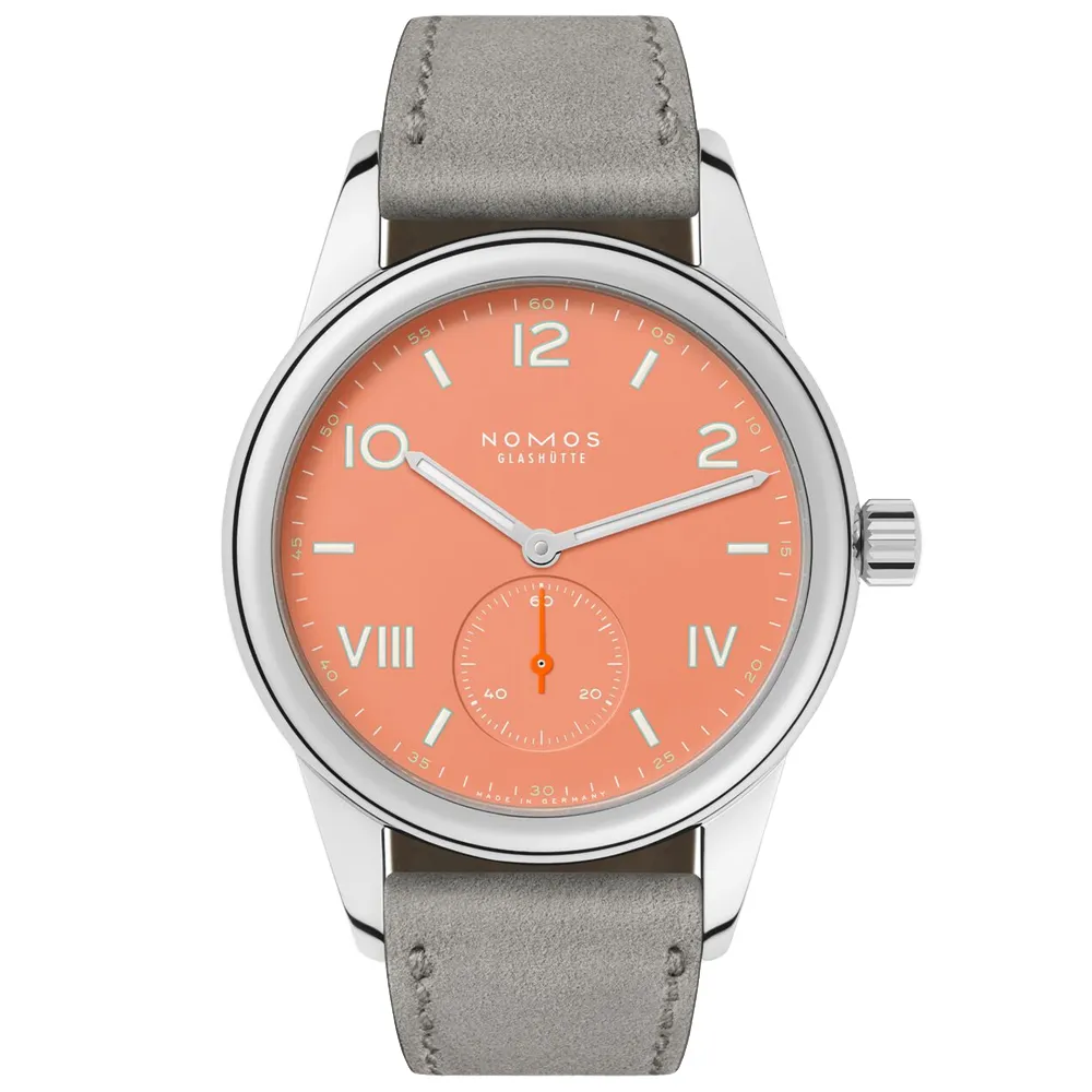 NOMOS Club系列 手動上鍊 小秒針 時尚機械腕錶 38.5mm/726.GB 歷史價格詳細信息