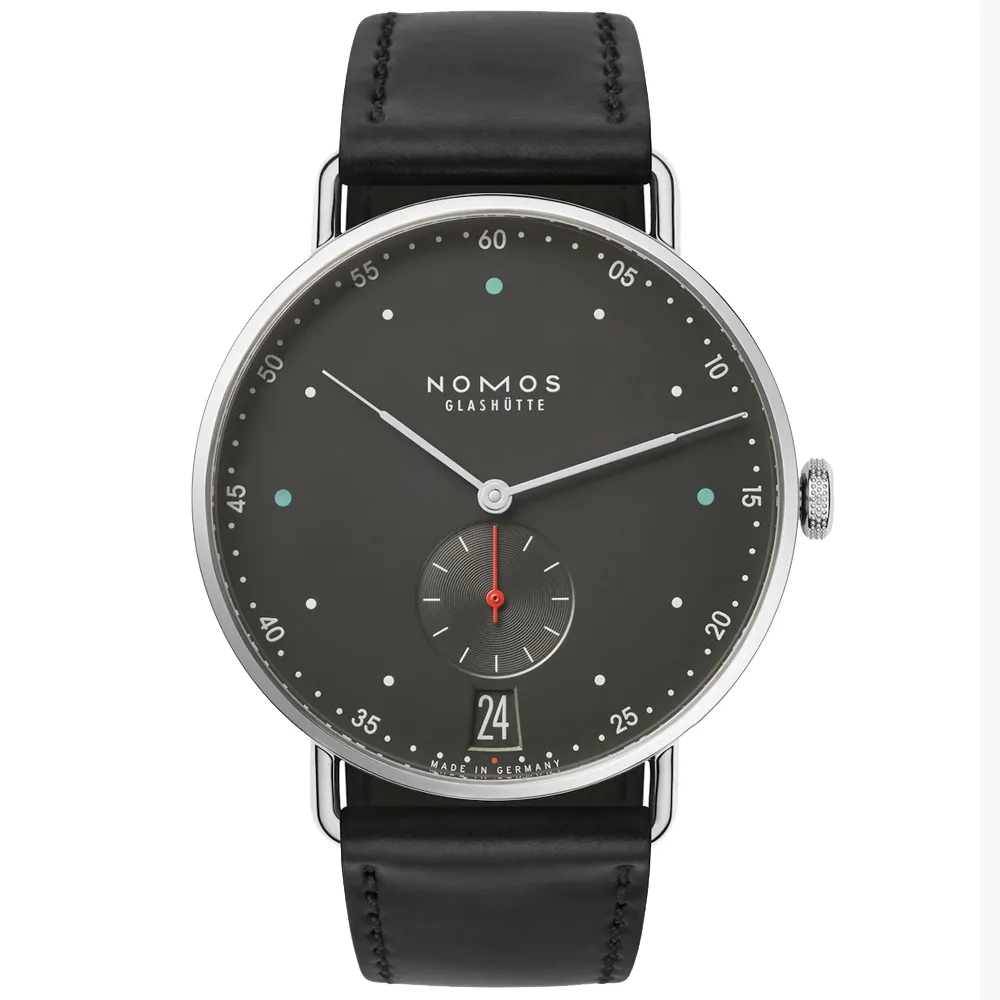 NOMOS Metro系列 手動上鍊 動力儲存顯示 機械腕錶 37mm/1101 歷史價格詳細信息