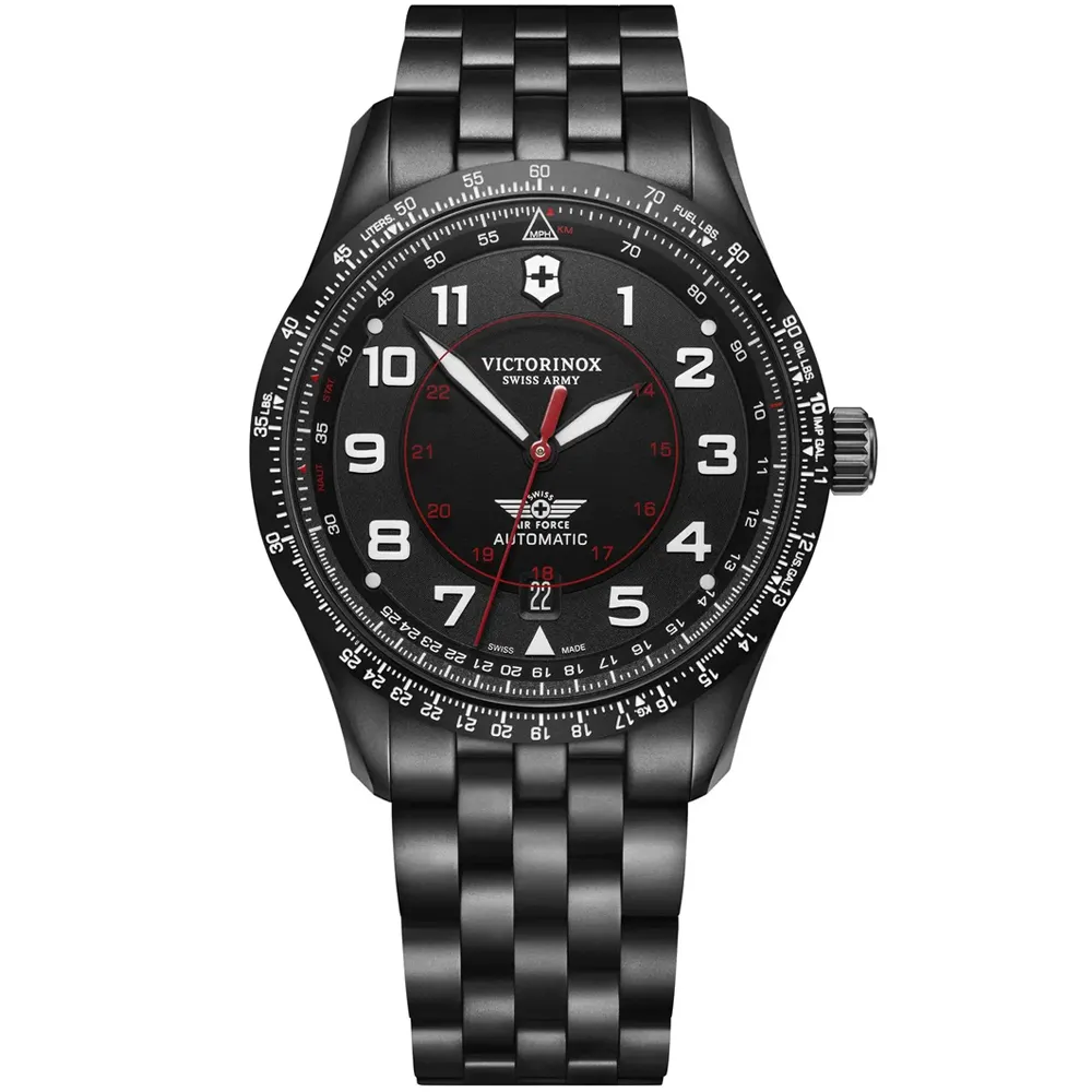 Victorinox 瑞士維氏 Airboss Black Edition 自動上鏈機械錶-VISA-241998 歷史價格詳細信息