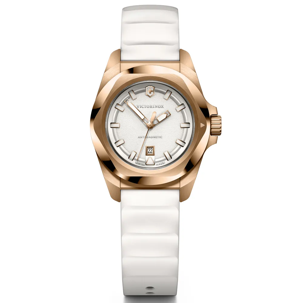 VICTORINOX瑞士維氏 I.N.O.X. 經典腕錶-玫瑰金x白 37mm / VISA-241954 歷史價格詳細信息
