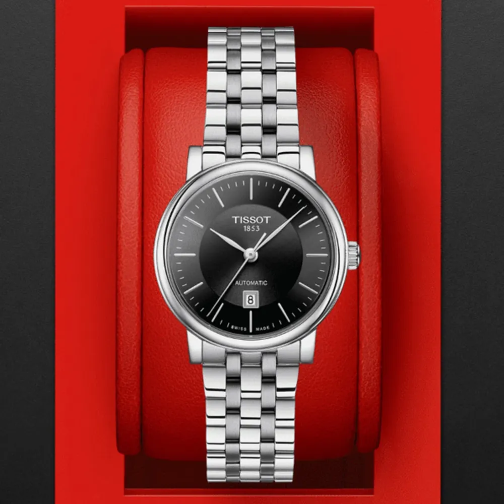 TISSOT天梭 Carson 經典機械女錶-30mm  T1222071103100 歷史價格詳細信息