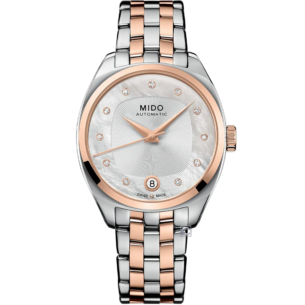 MIDO 美度 Belluna Royal優雅雋永真鑽機械女錶-M0243072211600/35mm 歷史價格詳細信息