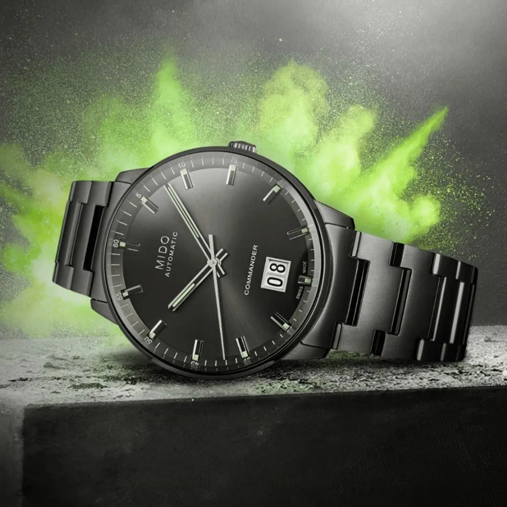 MIDO 美度 COMMANDER 香榭系列大日期機械錶-42mm M0216261105100 歷史價格詳細信息