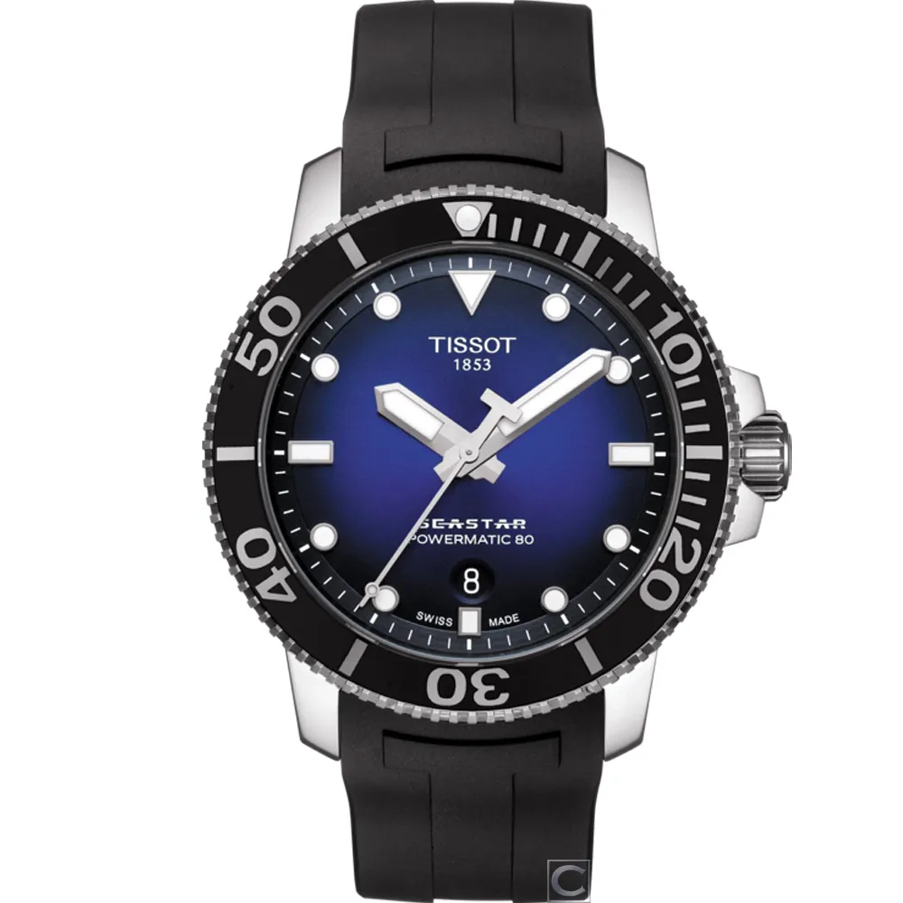 TISSOT 天梭 Seastar 海星300米陶瓷框潛水機械錶(T1204071704100) 歷史價格詳細信息