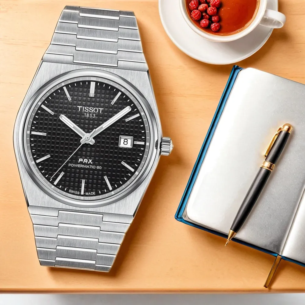 TISSOT 天梭 PRX系列 T1372071105100 70年代復刻機械錶女錶-黑/35mm 歷史價格詳細信息