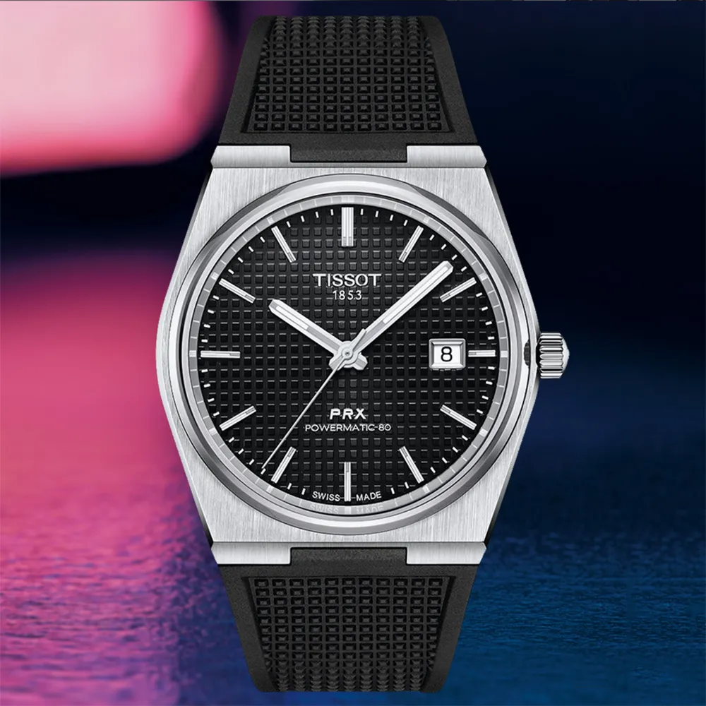 TISSOT 天梭 官方授權 PRX系列 70年代復刻對錶-T1374101109101+T1372101109100/薄荷綠 歷史價格詳細信息