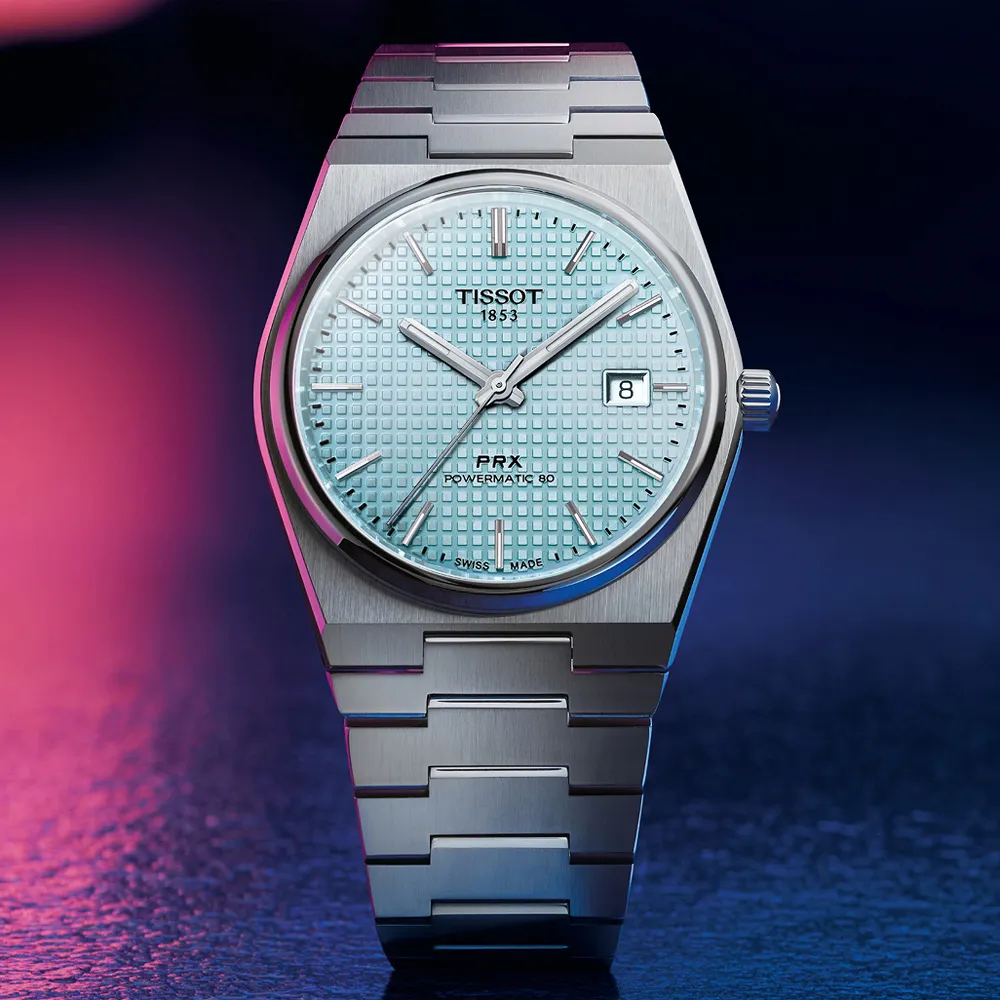 TISSOT 天梭 PRX系列 T1372071105100 70年代復刻機械錶女錶-黑/35mm 歷史價格詳細信息