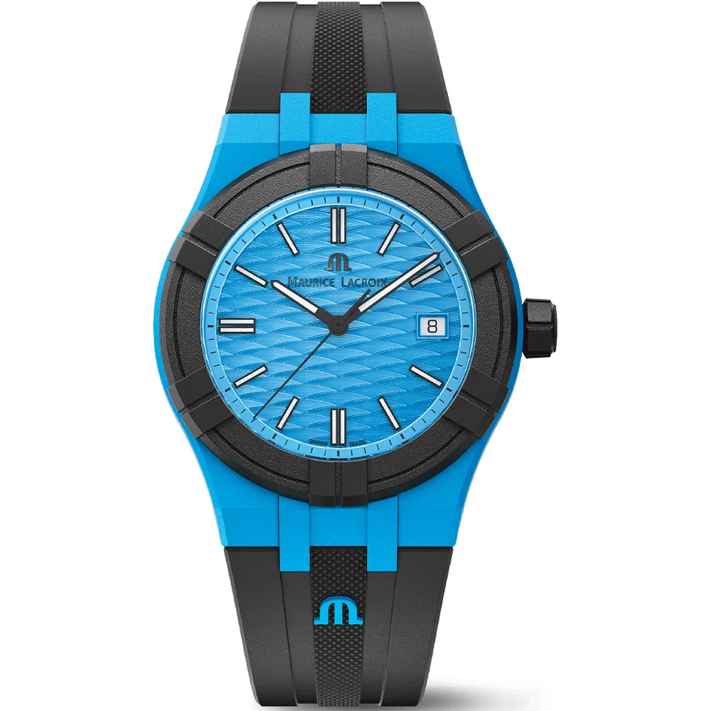 Maurice Lacroix 艾美錶 AIKON Tide 晶鑽粉色海洋環保材質手錶 AI2008-EEEE1-3A0-0 歷史價格詳細信息