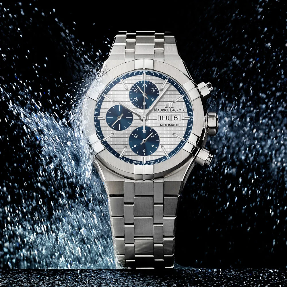 Maurice Lacroix 艾美錶 AIKON Tide 晶鑽粉色海洋環保材質手錶 AI2008-EEEE1-3A0-0 歷史價格詳細信息