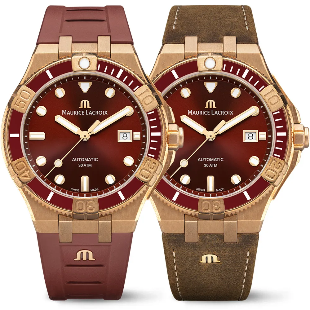 Maurice Lacroix 艾美錶 AIKON Tide 晶鑽粉色海洋環保材質手錶 AI2008-EEEE1-3A0-0 歷史價格詳細信息