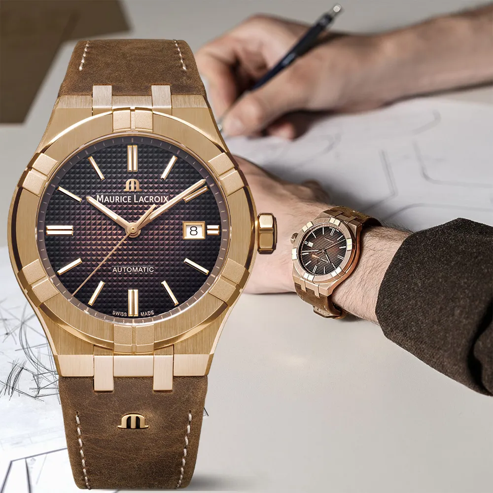 Maurice Lacroix 艾美錶 AIKON Tide 晶鑽粉色海洋環保材質手錶 AI2008-EEEE1-3A0-0 歷史價格詳細信息