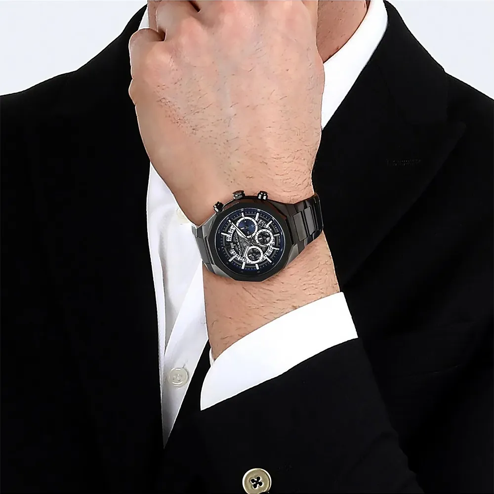 MASERATI 瑪莎拉蒂 三眼石英計時-時尚男錶-全黑 R88716120【潮流百貨】 歷史價格詳細信息