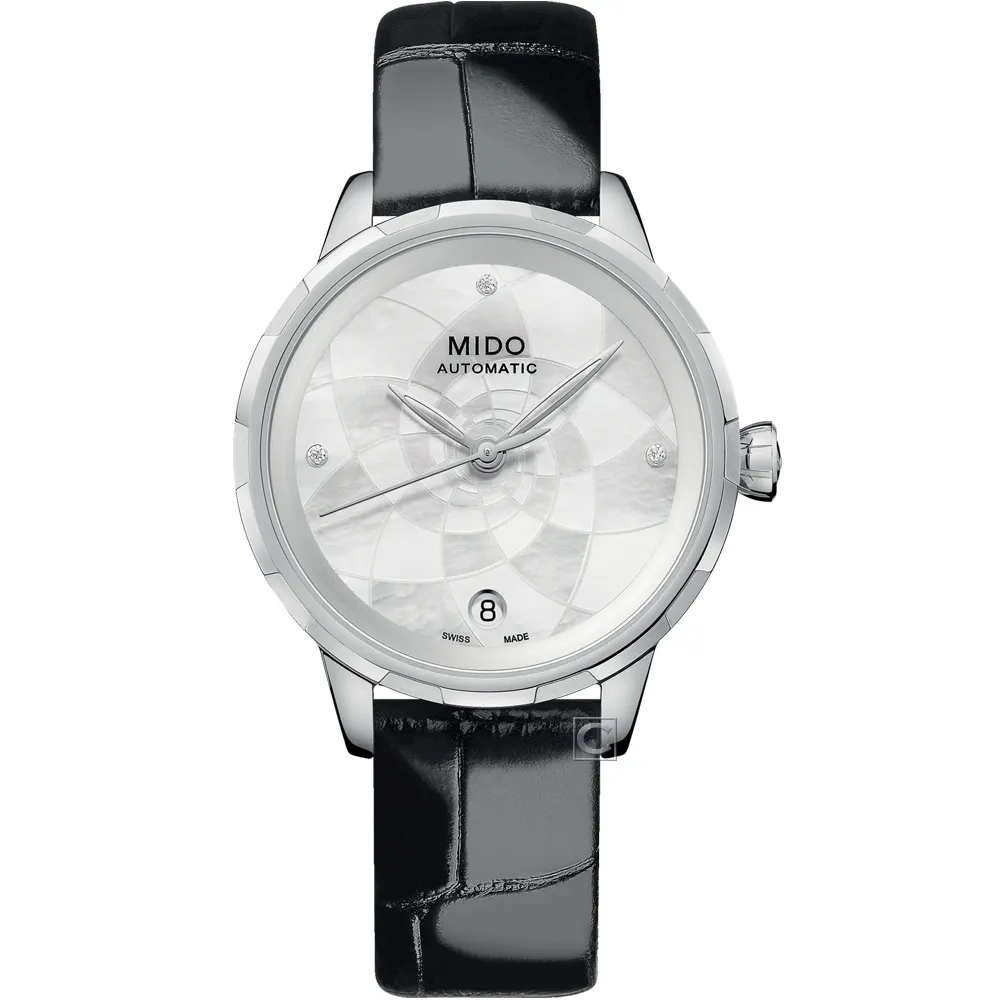 MIDO 美度 Rainflower 花雨系列機械女錶-銀/34mm M0432071101100 歷史價格詳細信息