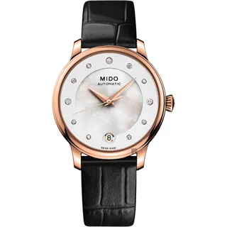 MIDO 美度 BARONCELLI 永恆真鑽機械女錶-33mm M0378072203100 歷史價格詳細信息