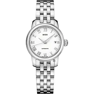 MIDO 美度 Baroncelli 羅馬大日期機械錶-40mm M0274263604300 歷史價格詳細信息
