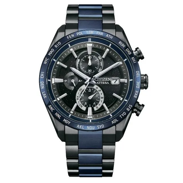 CITIZEN 星辰 湛藍星空 限量 鈦金屬光動能電波萬年曆手錶 AT8187-75E/42mm 歷史價格詳細信息