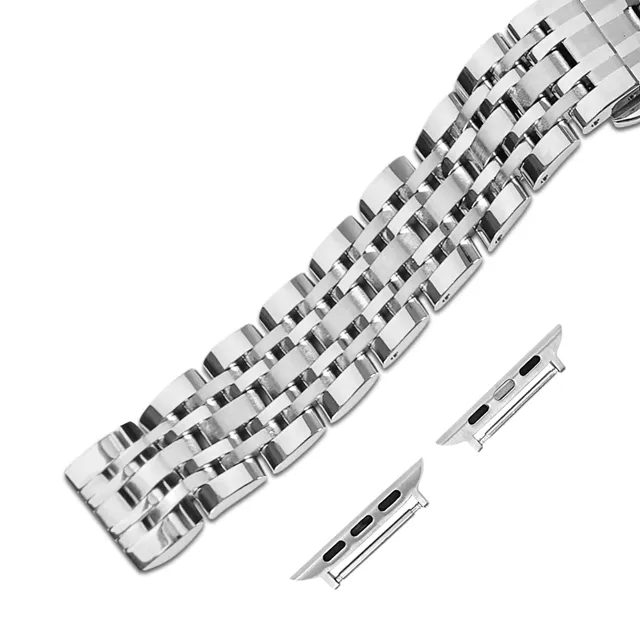 Apple Watch / 蘋果手錶替用錶帶 經典百搭 米蘭編織不鏽鋼錶帶 黑色 ＃213-SF-DW01-B 歷史價格詳細信息