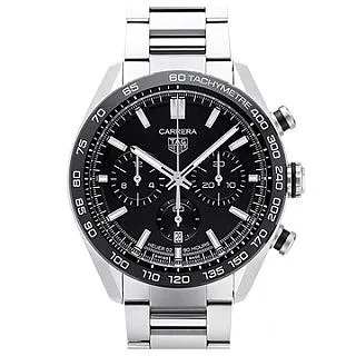 TAG HEUER 豪雅 CARRERA 計時銀面皮帶紳士款(CAV511B.FC6225)x43mm 歷史價格詳細信息