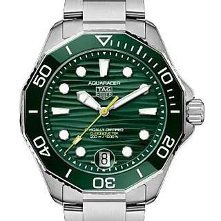 TAG HEUER 豪雅 AQUARACER PROFESSIONAL 300米鏈帶藍面腕表(WBP5111.BA0013)x42mm 歷史價格詳細信息