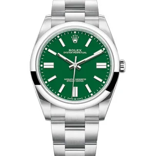 ROLEX 勞力士 124300 全新 21年 新卡 Oyster Perpetua 銀面 41mm 歷史價格詳細信息