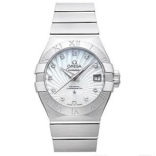 OMEGA 歐米茄 Constellation 星座系列 同軸擒縱銀面鏈帶款(123.10.38.21.52.001)x38mm 歷史價格詳細信息