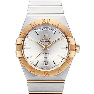 OMEGA 歐米茄 星座系列 同軸擒縱珍珠貝母18k玫瑰金鍊帶款(123.20.27.20.55.004)x27mm 歷史價格詳細信息