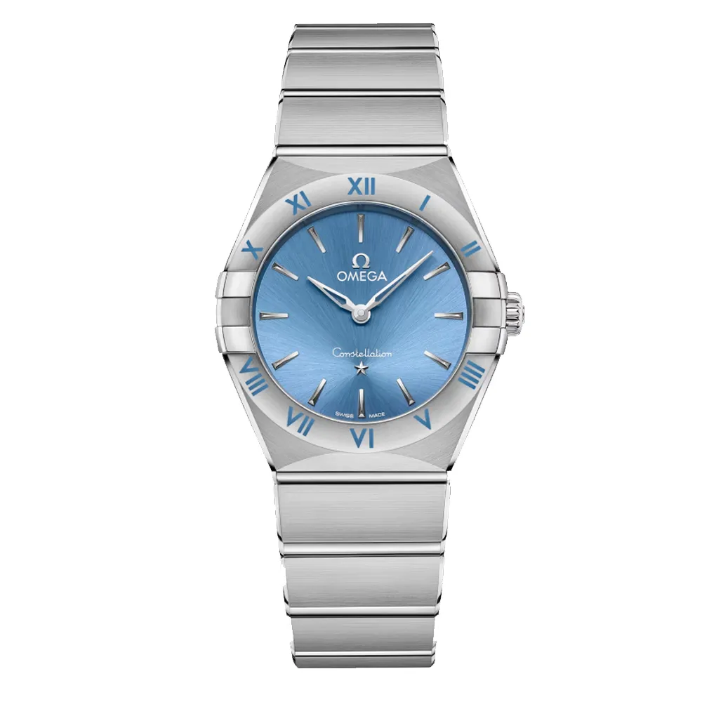 Omega 歐米茄 星座系列石英女仕腕錶(131.10.28.60.60.001)x抹茶綠x28mm 歷史價格詳細信息