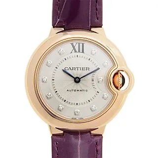 CARTIER 卡地亞 Ballon Bleu 18K玫瑰金機械錶(W2BB0032) x33mm 歷史價格詳細信息