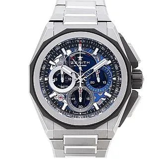 ZENITH 真力時 DEFY SKYLINE SKELETON 八邊形鏤空藍面鍊帶腕表(03.9300.3620/79.I001)x41mm 歷史價格詳細信息