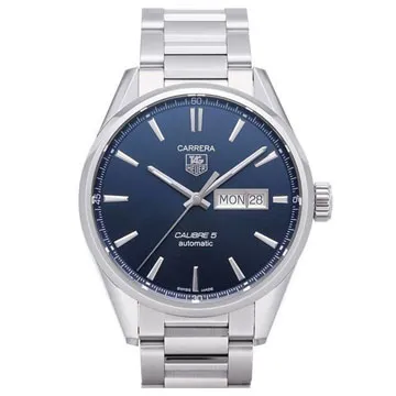 TAG HEUER 豪雅 Carrera(WAR201E.BA0723) 星期日期黑藍面自動精鋼款x41mm 歷史價格詳細信息