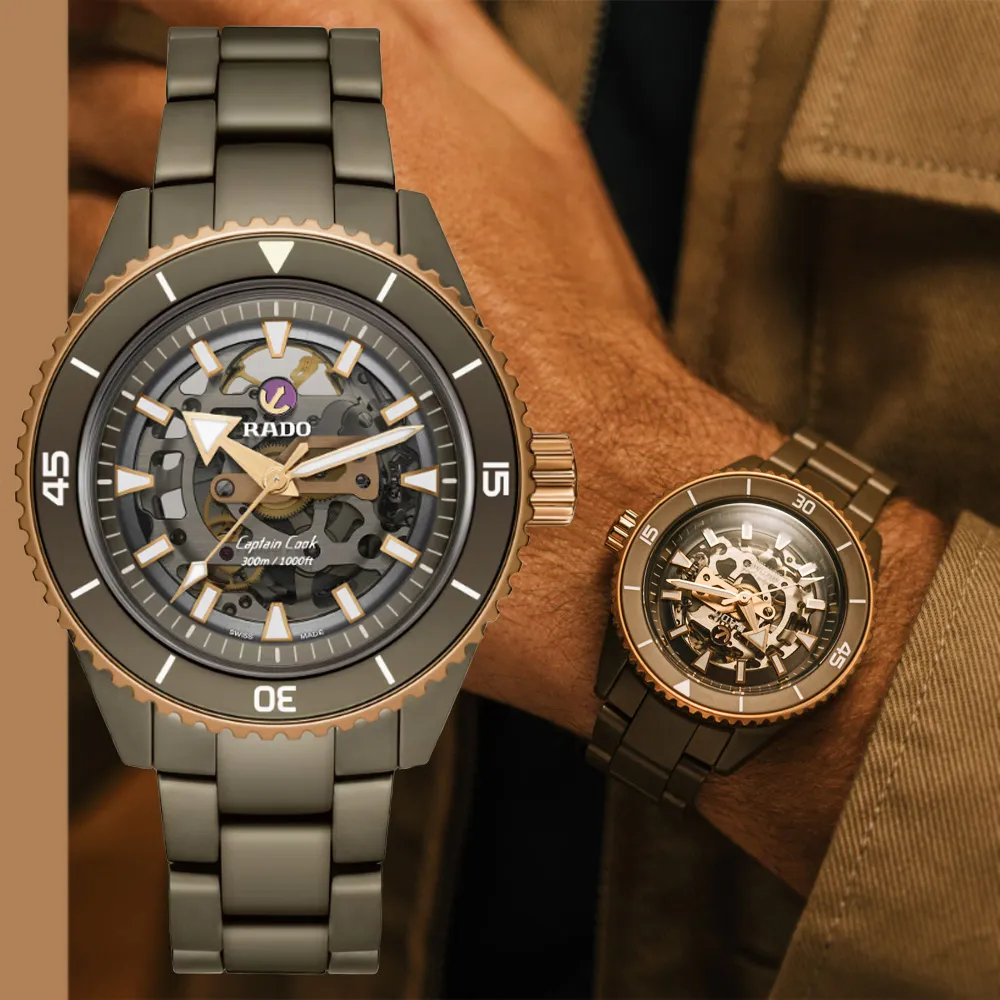 Rado 雷達表 Captain Cook 庫克船長 防磁 計時機械錶 43mm 漸層藍 R05 R32145208 歷史價格詳細信息