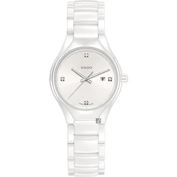 RADO 雷達 真系列真鑽陶瓷石英女錶-白/30mm R27061712 價格比較,價格查詢,歷史價格詳細信息