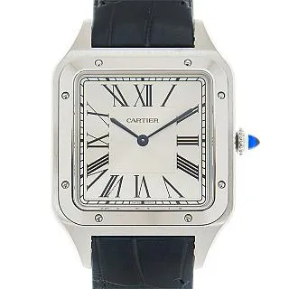 CARTIER 卡地亞 SANTOS-DUMONT玫瑰金羅馬數字皮帶超大型款(W2SA0017)x 46.6mm 歷史價格詳細信息