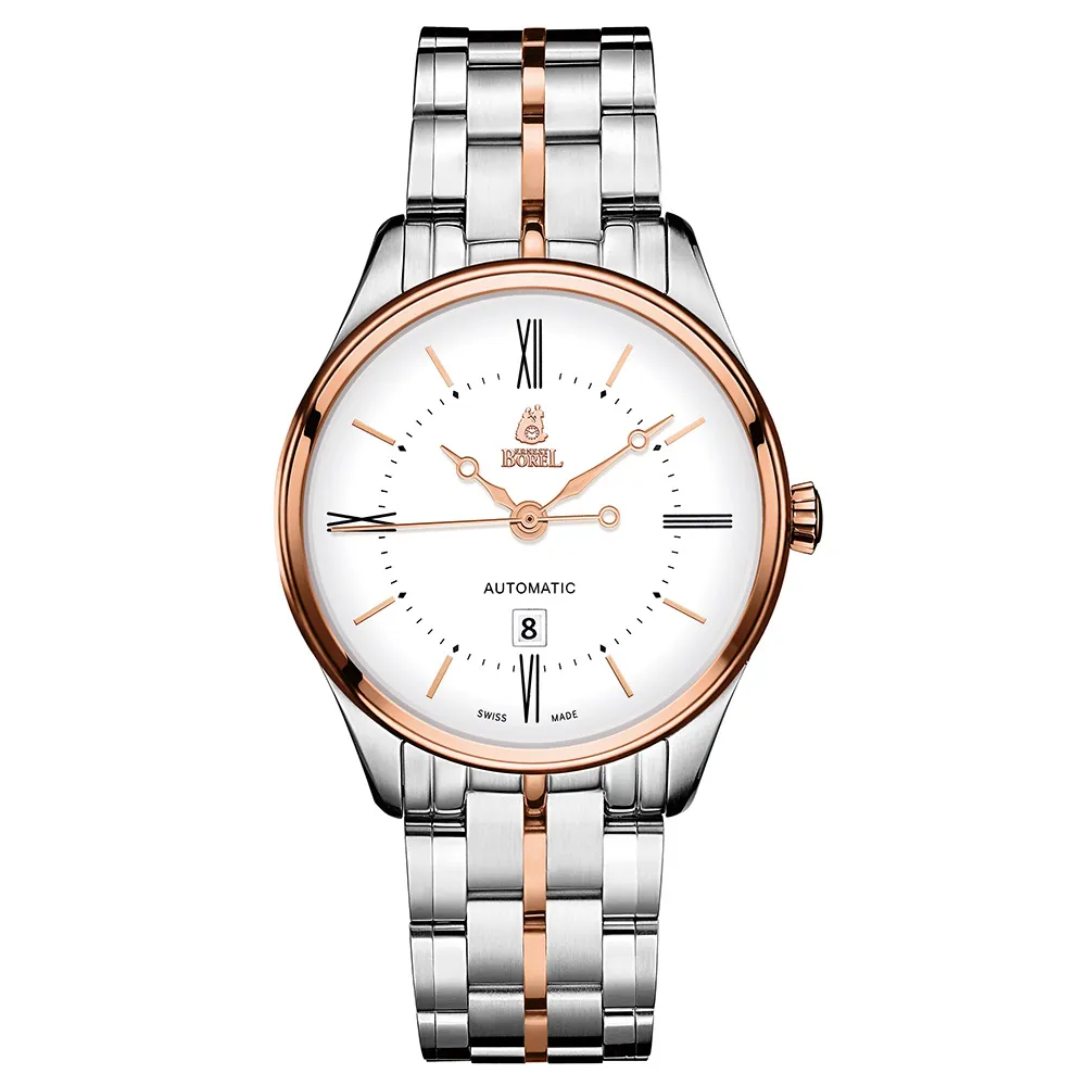 【ERNEST BOREL瑞士依波路錶】復古系列 玫瑰金-白面鋼帶 39mm (GBR906-4869BR) 歷史價格詳細信息