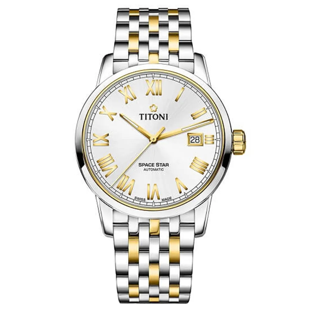 TITONI 梅花錶 天星系列機械錶(83638 S-608)-銀/40mm 歷史價格詳細信息