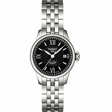 TISSOT Le Locle Lady 藝術時尚機械女錶(T41118334)-銀 歷史價格詳細信息
