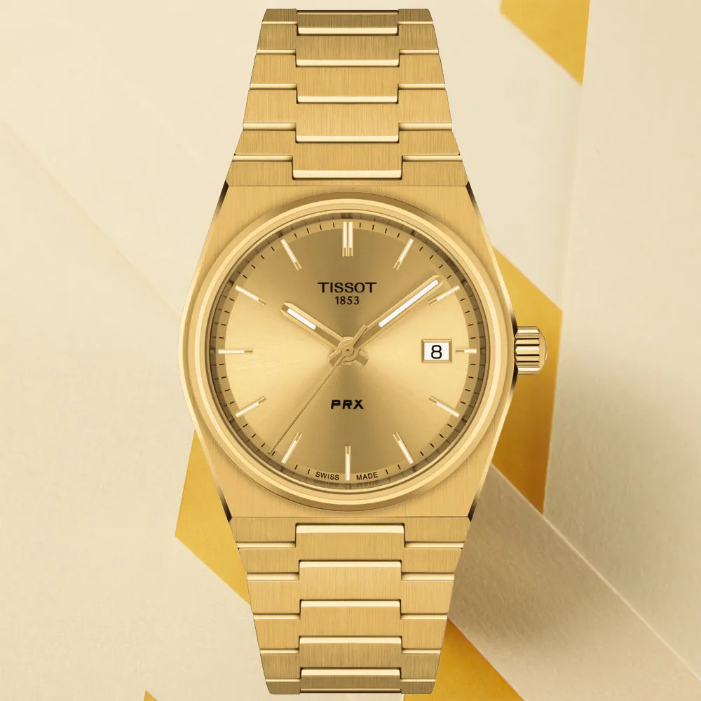 TISSOT天梭 PRX系列 復古石英對錶-綠 /T1374101109100+T1372101108100 歷史價格詳細信息