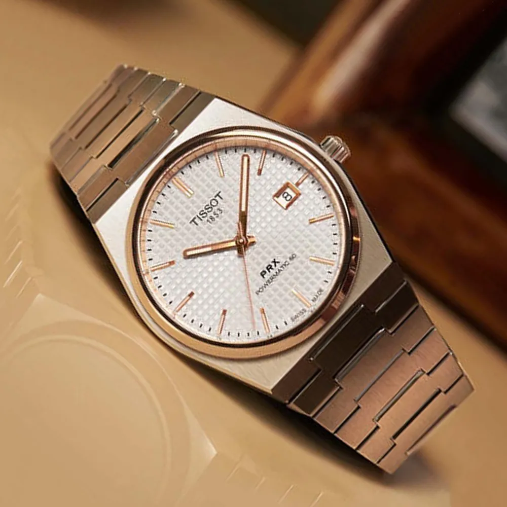 TISSOT天梭 PRX系列 復古簡約設計腕錶-T1374101109101 歷史價格詳細信息