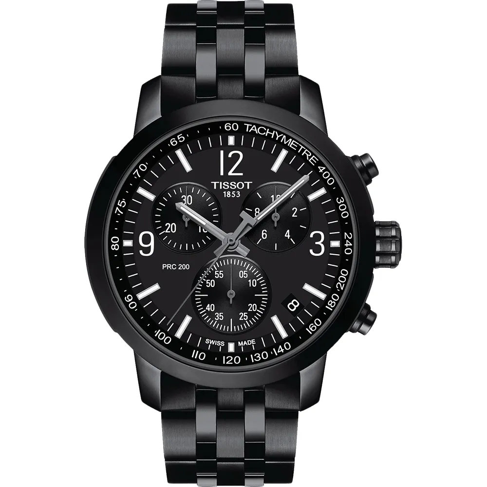 TISSOT 天梭 T-Sport PRC 200 CHRONOGRAPH計時腕錶-T1144171705700/43mm 歷史價格詳細信息